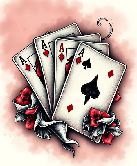 tattoo poker cards