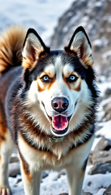 alaskan malamute husky mix