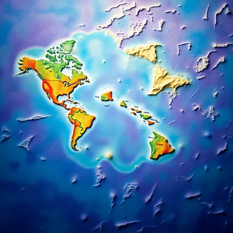 hawaii world map