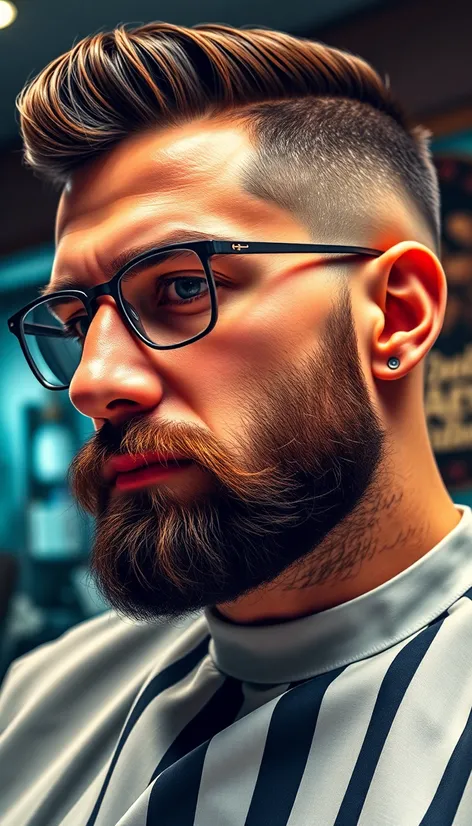 mens haircuts with beards