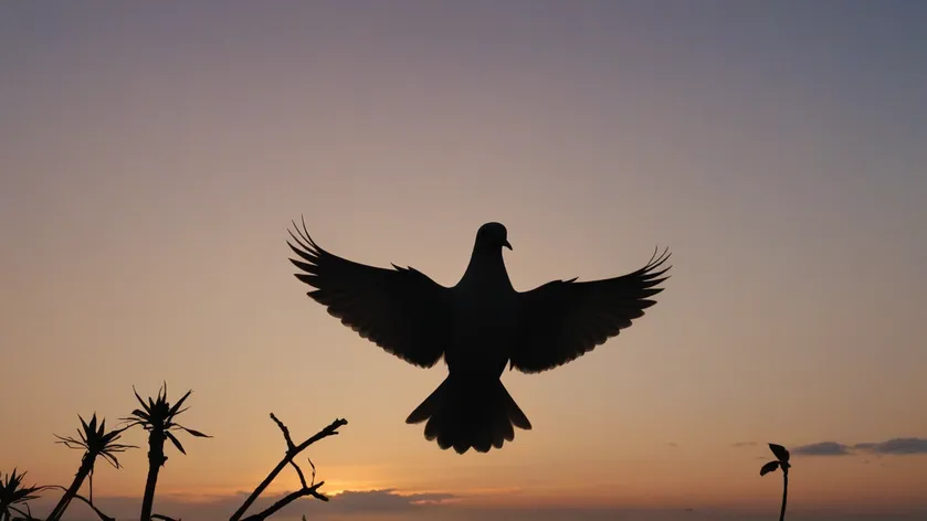 dove silhouette