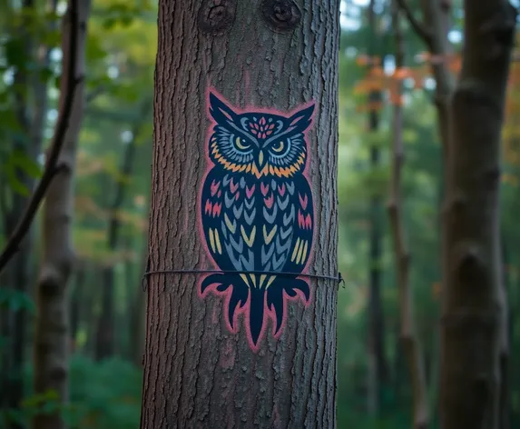 tree with owl tattoo