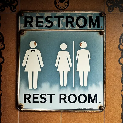 restroom signs