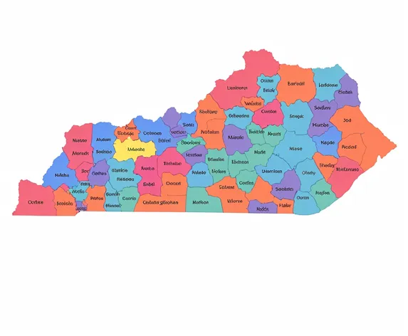 kentucky counties map