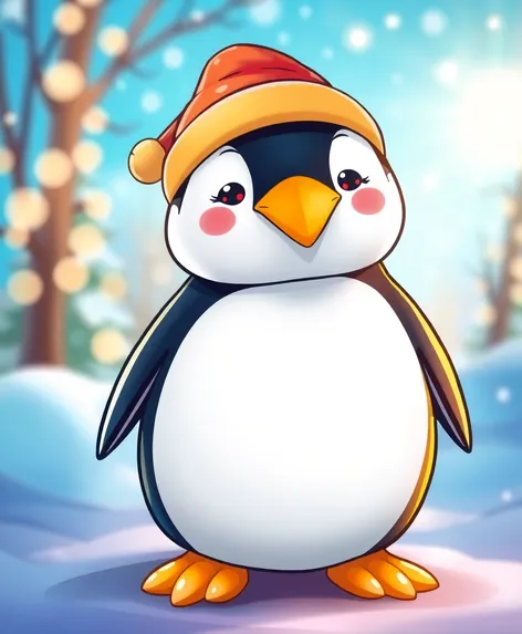 cartoon penguin cute