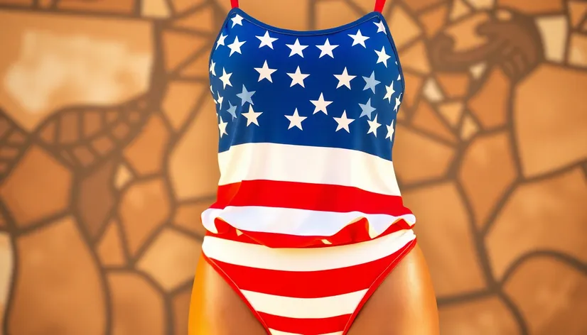 usa flag swimsuit