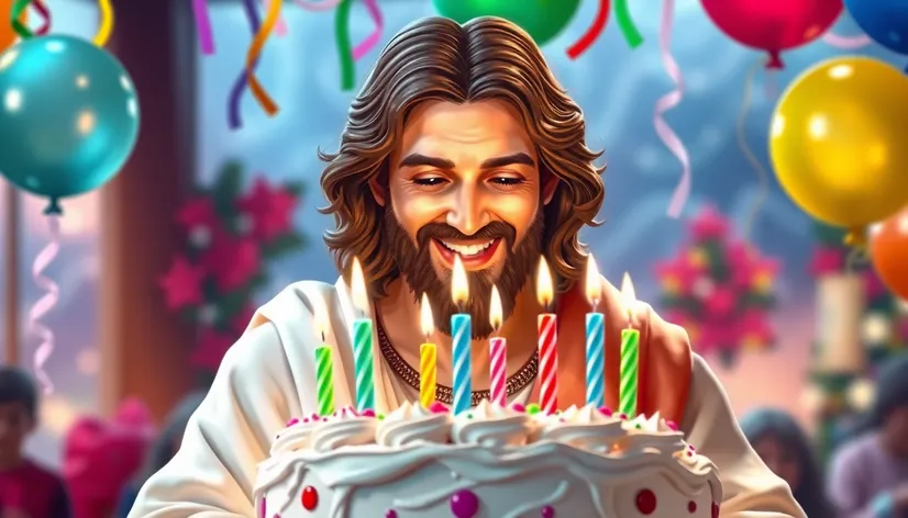 happy birthday jesus images