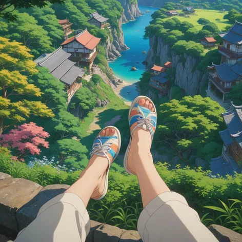 Anime feet girl