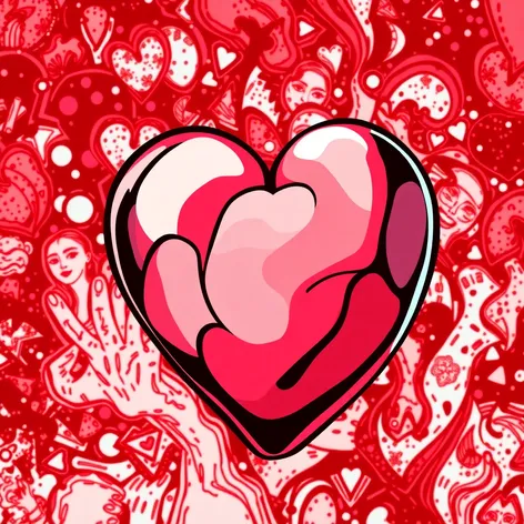 red heart clipart