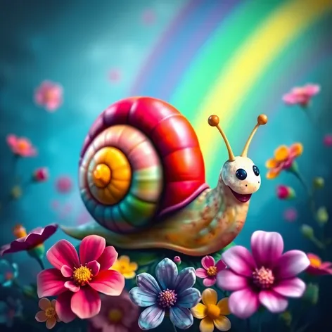 colorful snail artwork