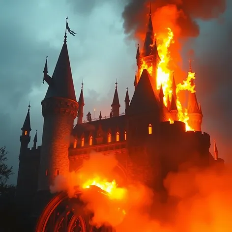 castle fire disney