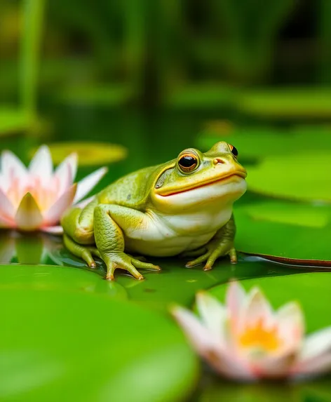 small fat frog