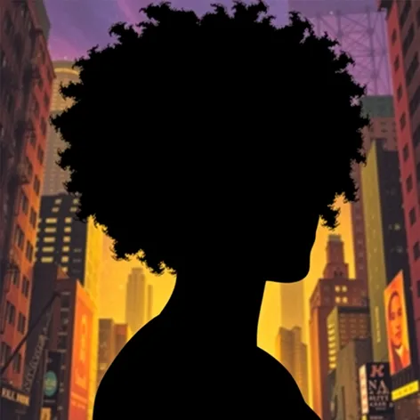 black woman silhouette