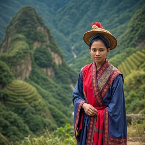 indonesian on mountain