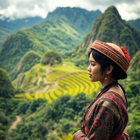 indonesian on mountain