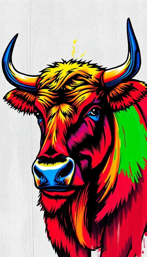 bull drawing