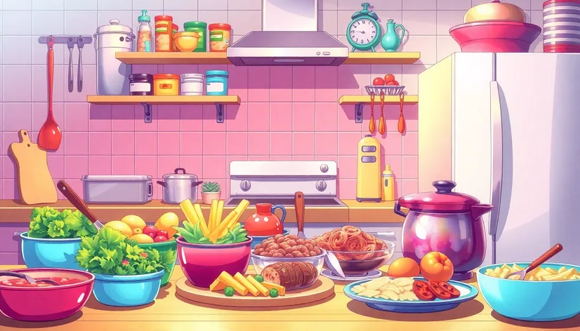 kitchen background anime