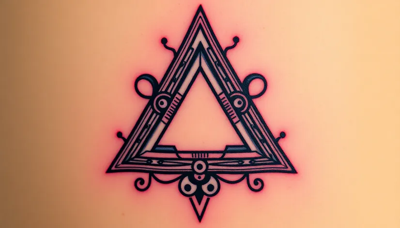 triangle in triangle tattoo