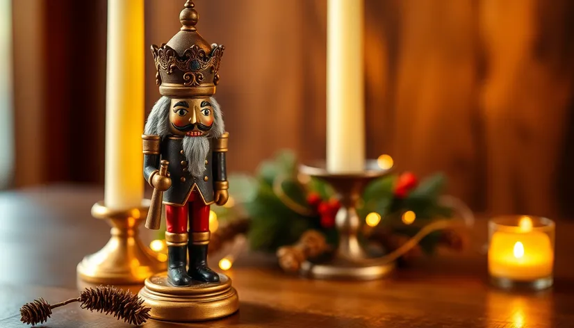 nutcracker candle holder