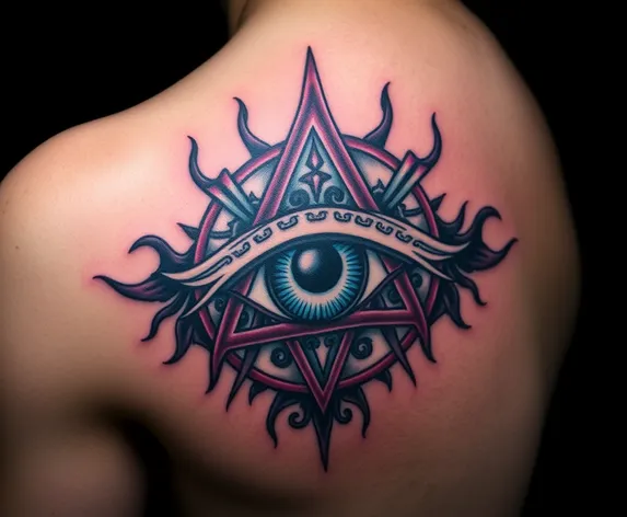 illuminati eye tattoo