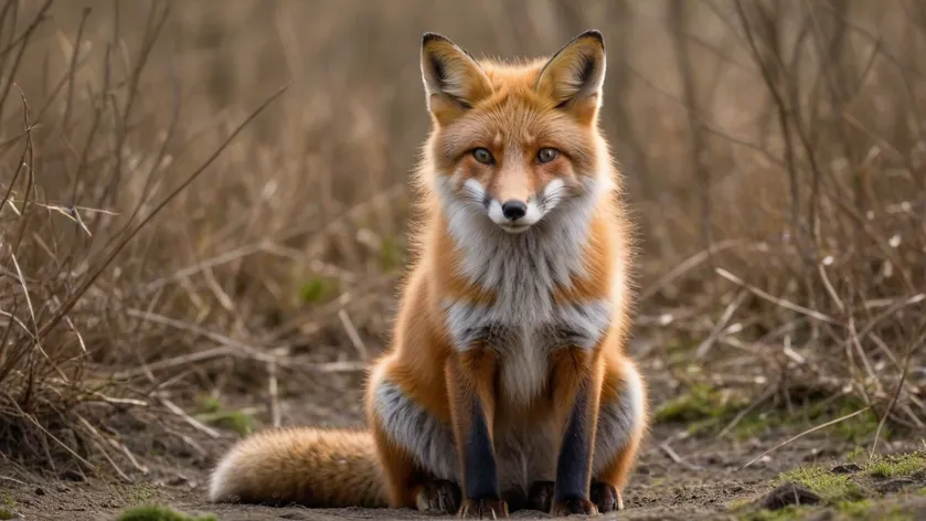 fox sitting