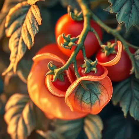 tomato leaves curling