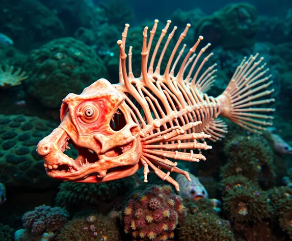 puffer fish skeleton