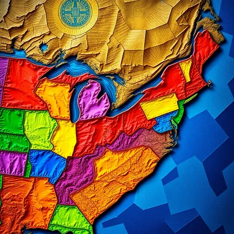 eastern states map