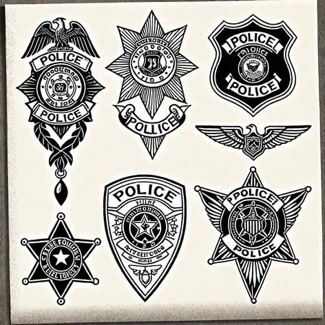 police tattoos