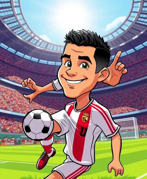 ronaldo cartoon