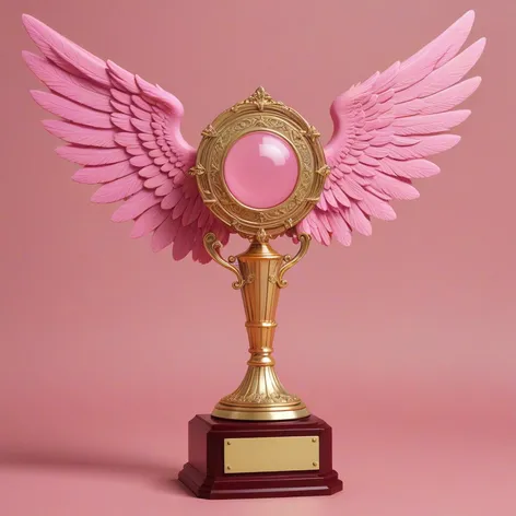 big pink detailed trophy