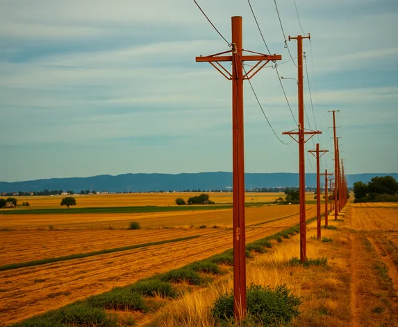 telegraph poles green glass