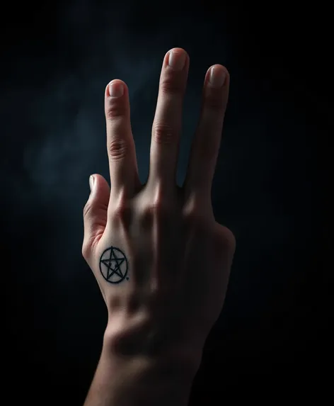 satanist hand sign