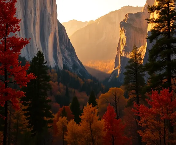 autumn in yosemite valley