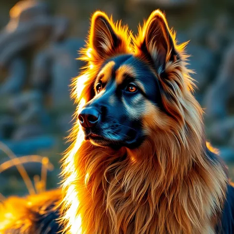 long hair german shepherds