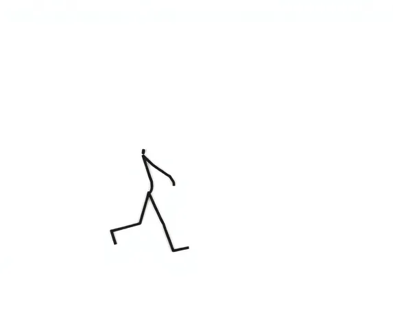 stick figure walking