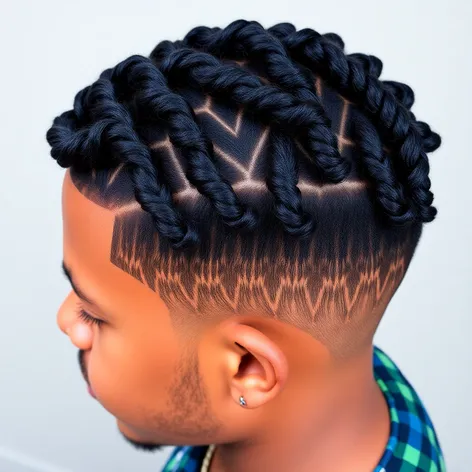 black mens braids styles