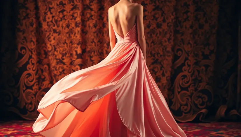 draped dress