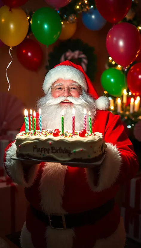 happy birthday from santa