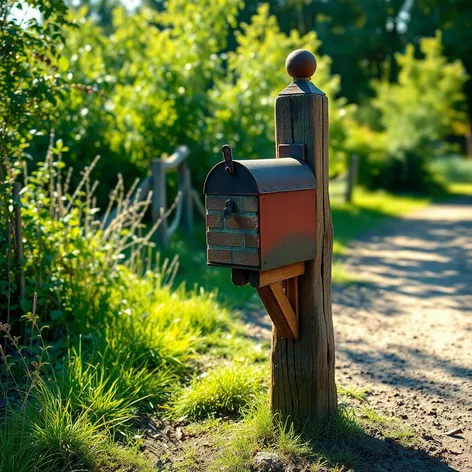 brick mailbox