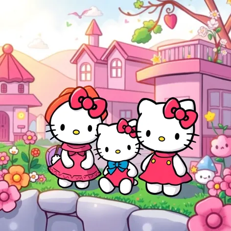 hello kitty and friends