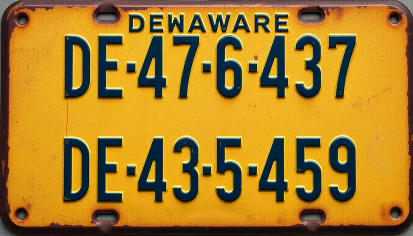 delaware license plates