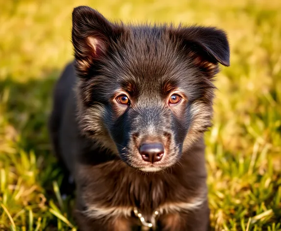 black german shepherd puppy