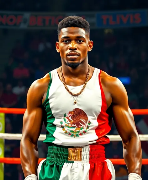 devin haney mexican flag