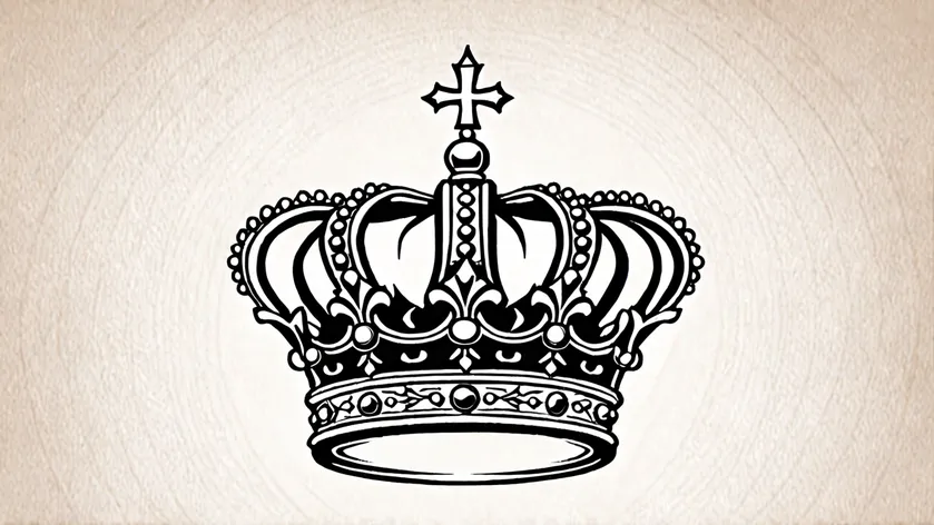 king crown tattoo