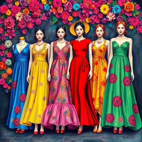 colorful dresses