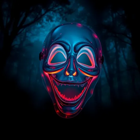 transparent laughing mask