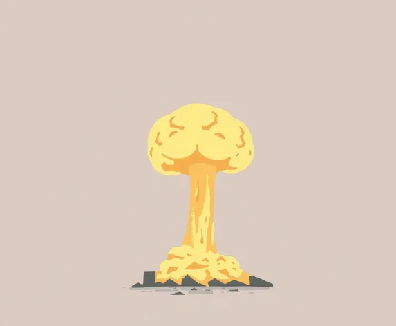 nuclear disaster simple drawing