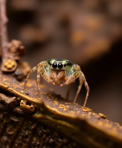 tan jumping spider