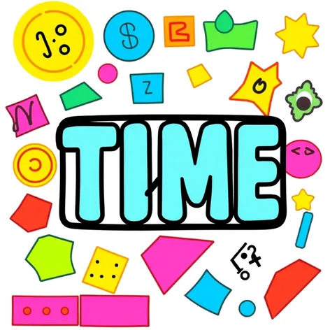 math time kids clipart